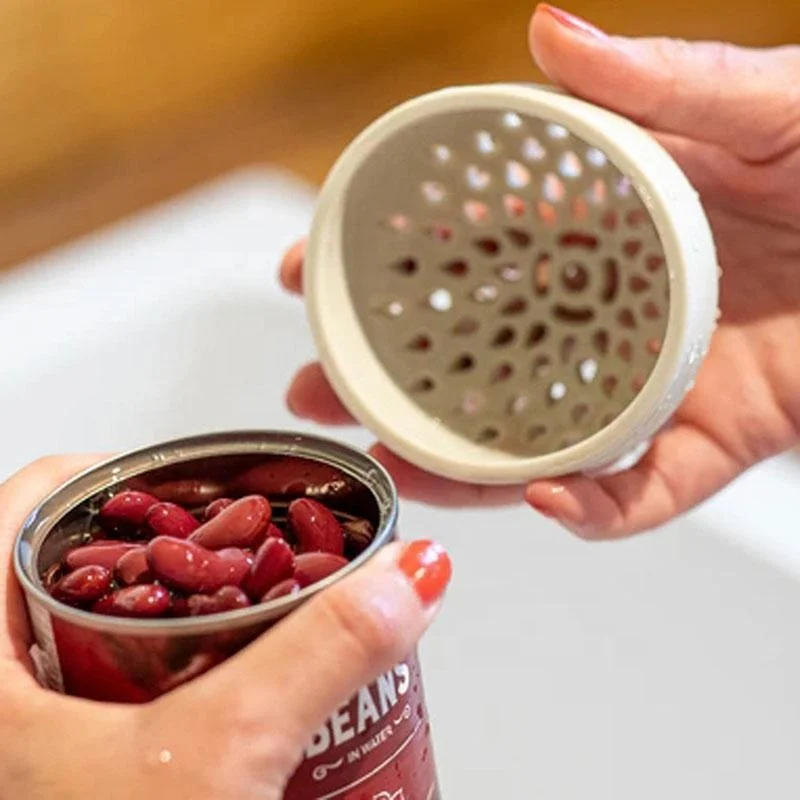 Description Picture 3 of itemSilicone Gel Filter Water Filter Cover Silica Filter Funnel Multi-use Mini Colander Food Mesh Can Drainer Kitchen Accessories