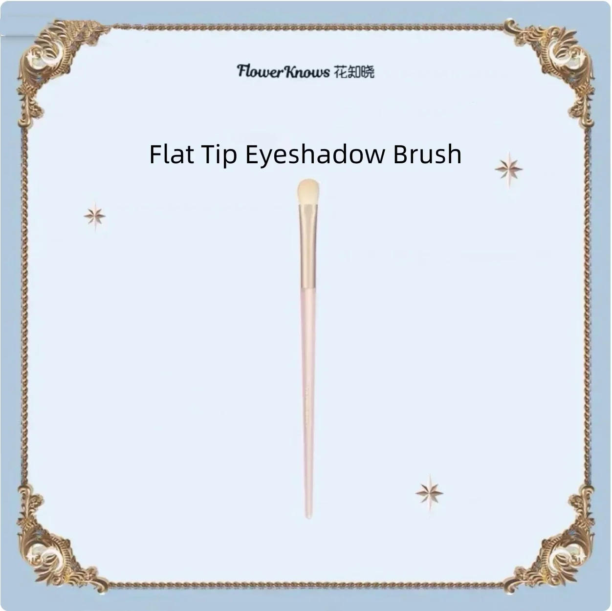 Description Picture 2 of itemFlower Knows Flat Eyeshadow Brush Nose Shadow Brush Makeup Brush Powder Puff Eye Makeup Tools
