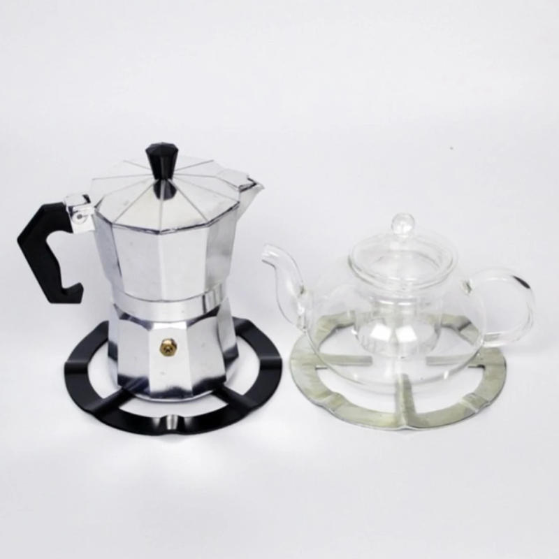 Description Picture 6 of itemMoka Pot Stove Stand Alloy Coffee Pot Holder Gas Range Support Ring Burner Kitchen Camping Picnic Accessories