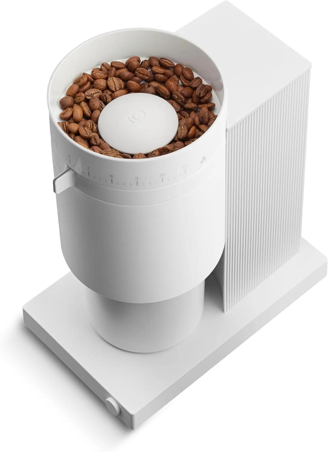 Description Picture 5 of itemConical Burr Coffee Grinder - All Purpose Coffee Grinder Electric, Drip, French Press, & Cold Brew - Matte White