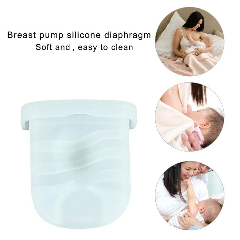Description Picture 3 of itemSoft Silicone Diaphragm for Breast Pumps, Safe and Flexible Breast Pump Accessories Anti Backflow Suction Membrane A2UB