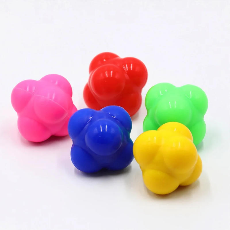 Description Picture 3 of itemHexagon Reaction Ball Silicone Ball Professional Speed Agility Coordination Reflex Workout Fitness Training  for Child Adult