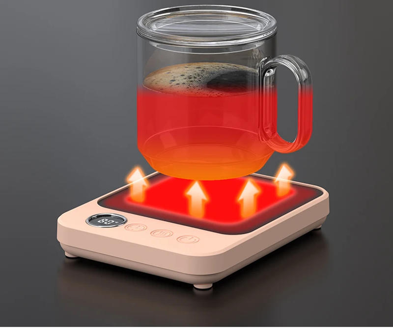 Description Picture 6 of item36W Mug Warmer Cup Heater Electric Hot Plate 9 Gear Temperature Warmer Coaster Milk Coffee Heating Pad For Home Office 220V