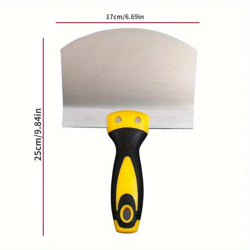 Description Picture 4 of itemArc-Shape Shovel Putty Knife Scraper Hand Tool For Drywall Finishing Plaster Trowel Scraper Putty Tool Plastic Curved Shovel
