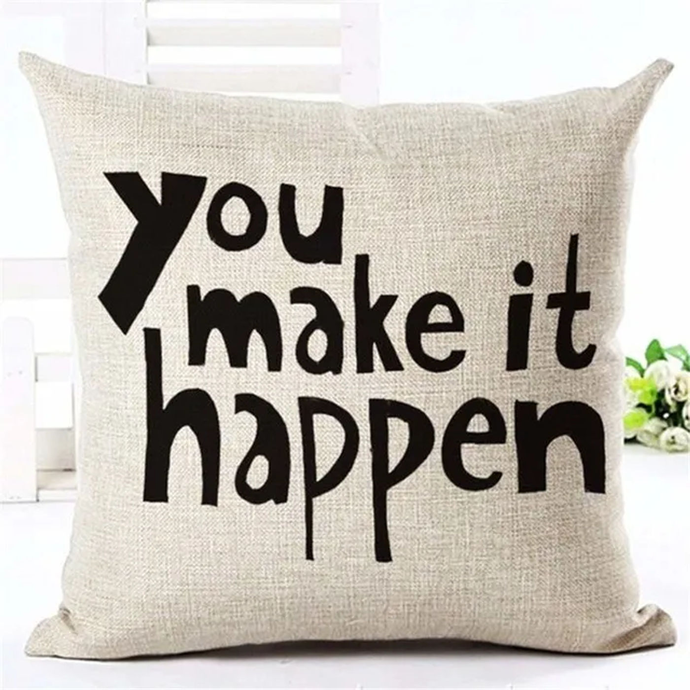 Description Picture 6 of itemThrow Pillows Cover Case Letter Motto Home Love Cushion Cover Throw Pillows for Couch Decorativos Sofa Home Decor