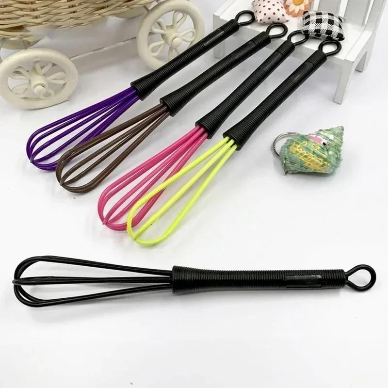 Description Picture 4 of item1/5Pc Portable Manual Egg Beater Kitchen Baking Plastic Mixing Cream Frothing Tool Hair Salon Hair Dye Mixing Products Wholesale