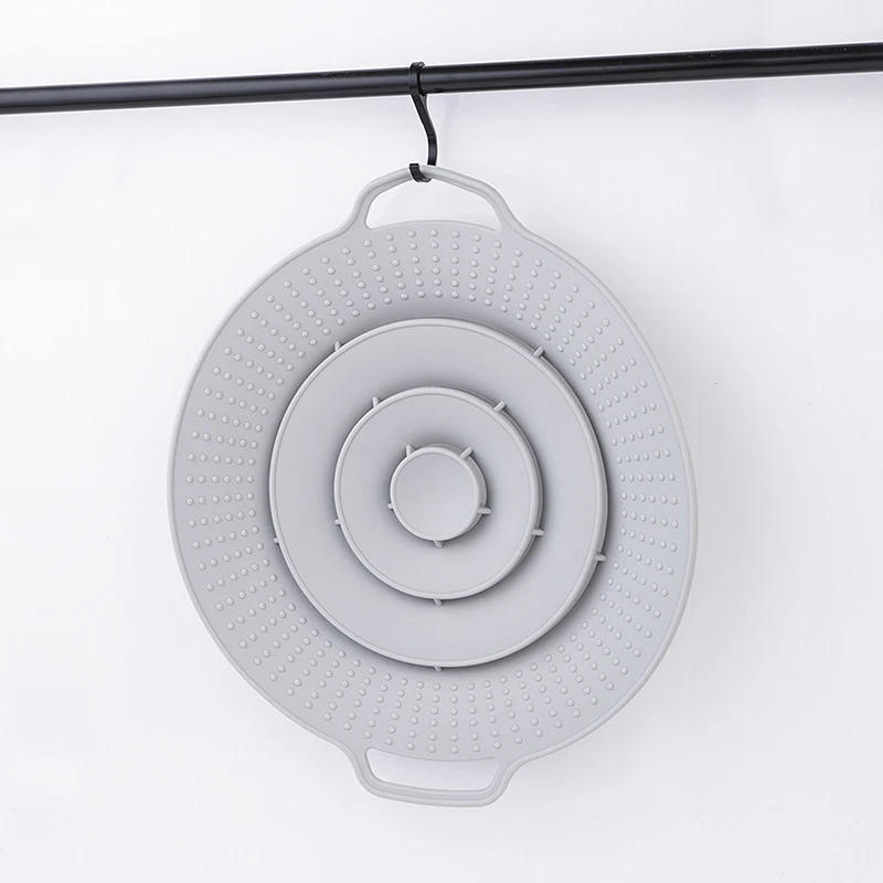 Description Picture 4 of itemSilicone Spill-proof Pot Lid Microwave Oven Cookware Anti-splash Lid Kitchen Utensil Reusable Pot Cover