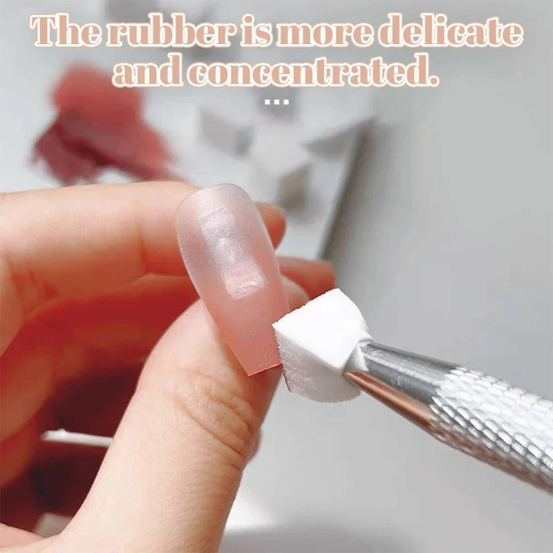 Description Picture 2 of item50PCS Sponge Gradient Nail Art Stamper Tools Gel Polish Color Gradient Brush Glitter Powder Dotting Pen For Manicure Accessories