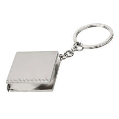 MINI Tape Measures Retractable Ruler Portable Stainless Steel Keychain DIY Measure Keyring Measuring Tools Gauging Tools