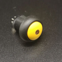 12mm Switch Self Reset Normal Open Self Lock Illumination Red Black Dot Led light 12mm Switch Push Button Switch Waterproof IP67