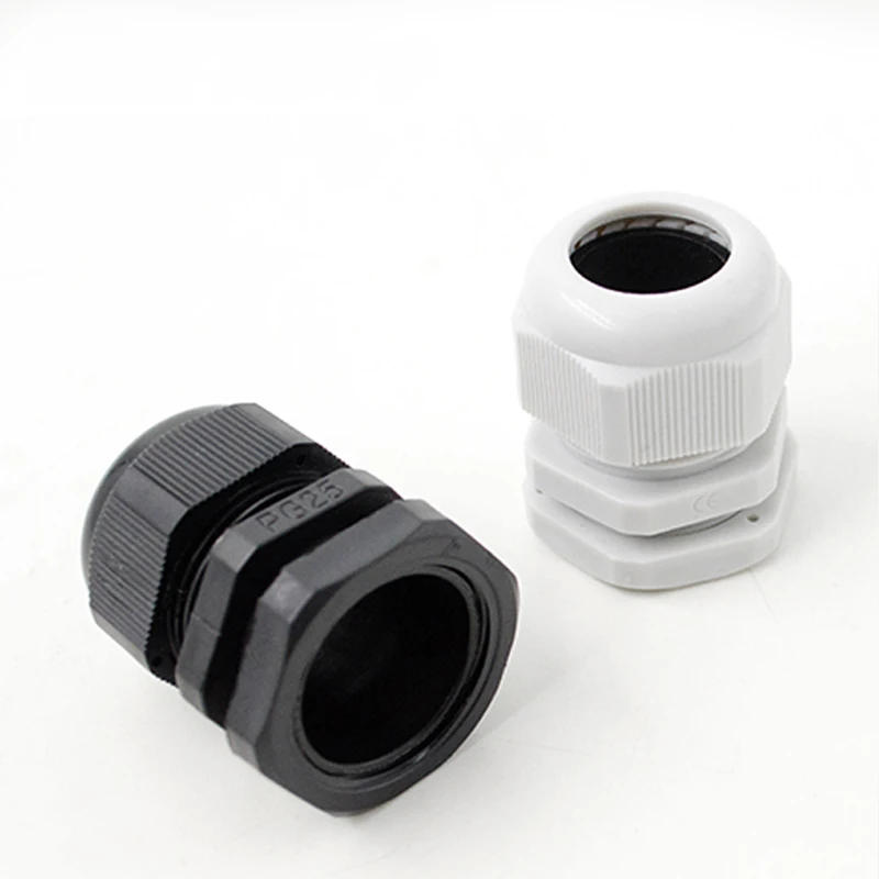 Description Picture 6 of itemPG21/24/25/29/36/42/48/63 M/PG Series Waterproof Cable Gland Cable entry IP68  White/Black Connector M28/30/32/36/40/50/63