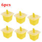 6pcs yellow