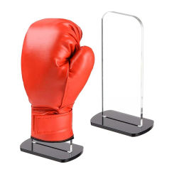 2Pcs Boxing Glove Storage Holder Acrylic Display Stand Easy Stand For Home Bedroom Office Bedroom Desktop Stand