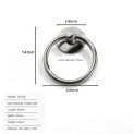 Vintage Round Ring Furniture Door Pull Handle Alloy Cabinet Dresser Drawer Knobs Handle Cupboard For Jewelry Box Door Ring