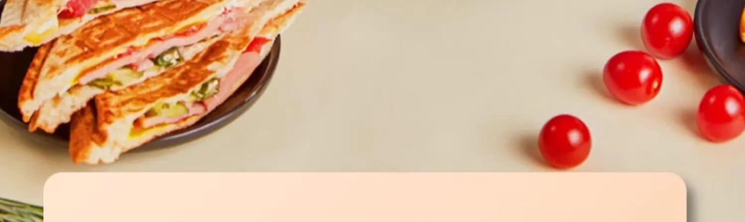 Description Picture 3 of itemDouble Plate Sandwich Breakfast Machine Sandwich Waffle Machine Electric Baking Pan Toast Bread Maker Light Food Machine