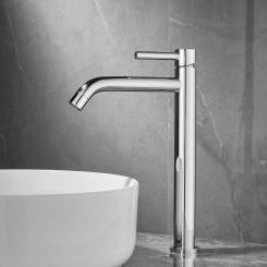 Sink faucet bathroom hot and cold Brush Gold single lever hot and cold basin water mixer tap bathroom sink faucet brass tap