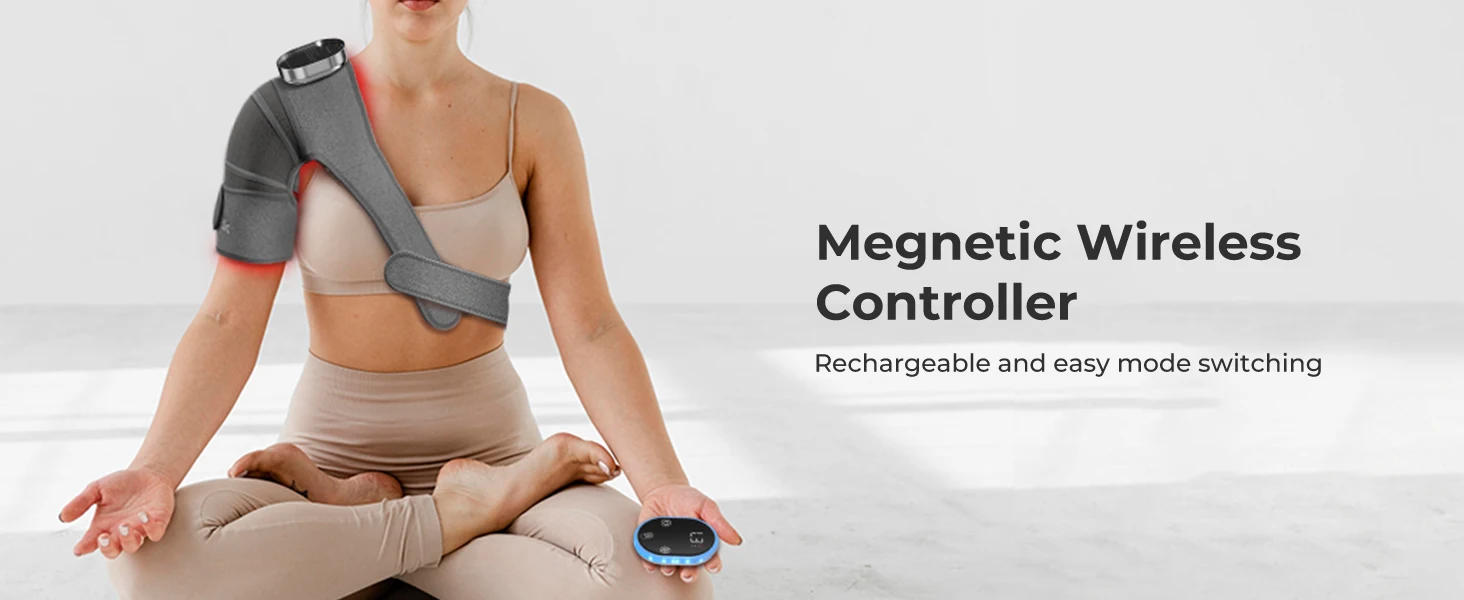 Description Picture 5 of itemRed Light Therapy Wireless Knee Massager Tools Infrared LED Light Therapy Joint Vibration Massage Shoulder Elbow Brace