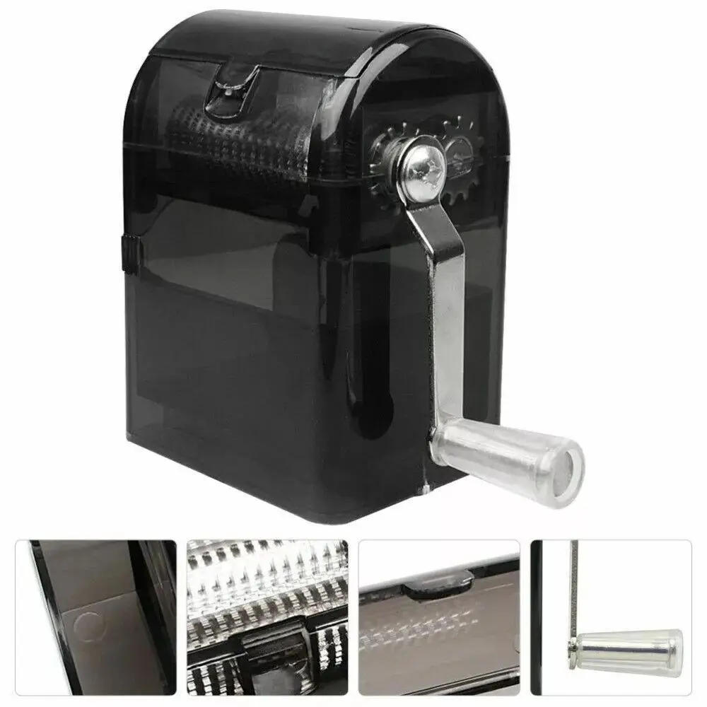 Description Picture 3 of itemMERCURY Manual Herb Grinder Tobacco Cutter Hand Muller Shredder with Cigarette Storage Case Home Smoking Accessories Gifts