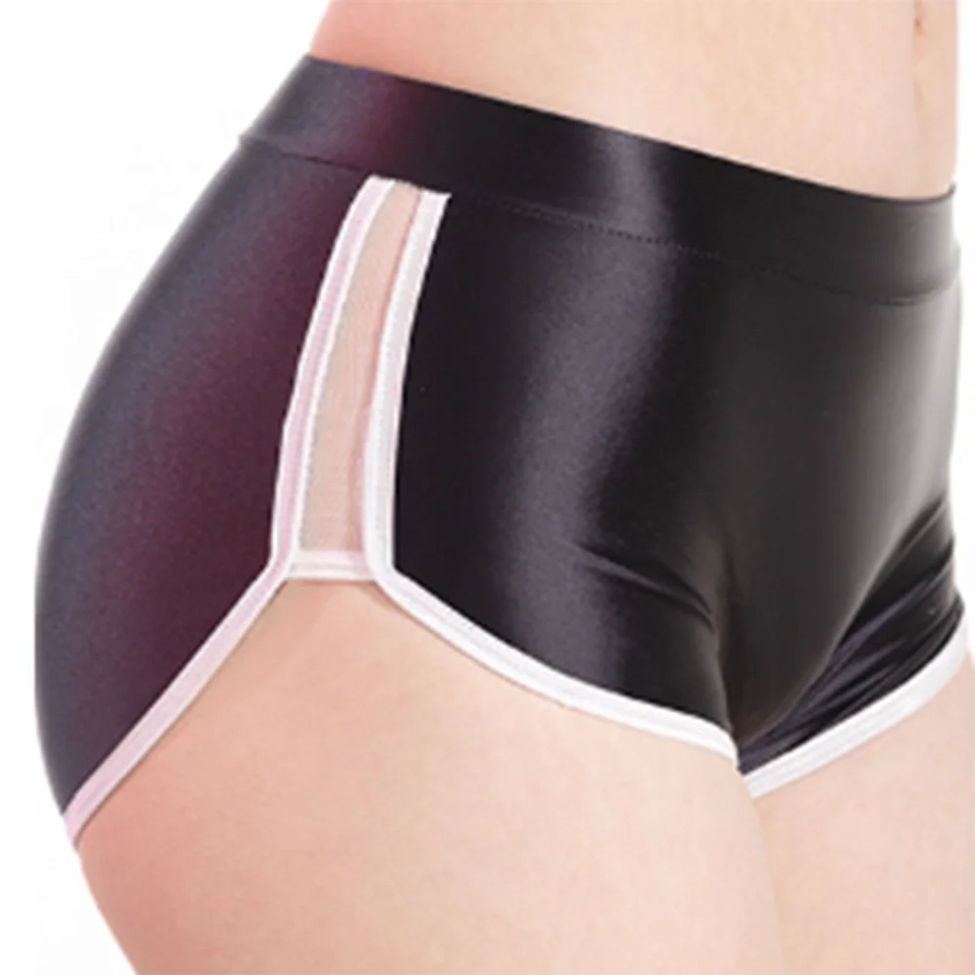 Description Picture 4 of itemWomen's panties Slim Safety Underpants sexy lingerie Stretchy Yoga Boxer Short Seamless Oil Shiny Underwear Smooth Glossy Shorts