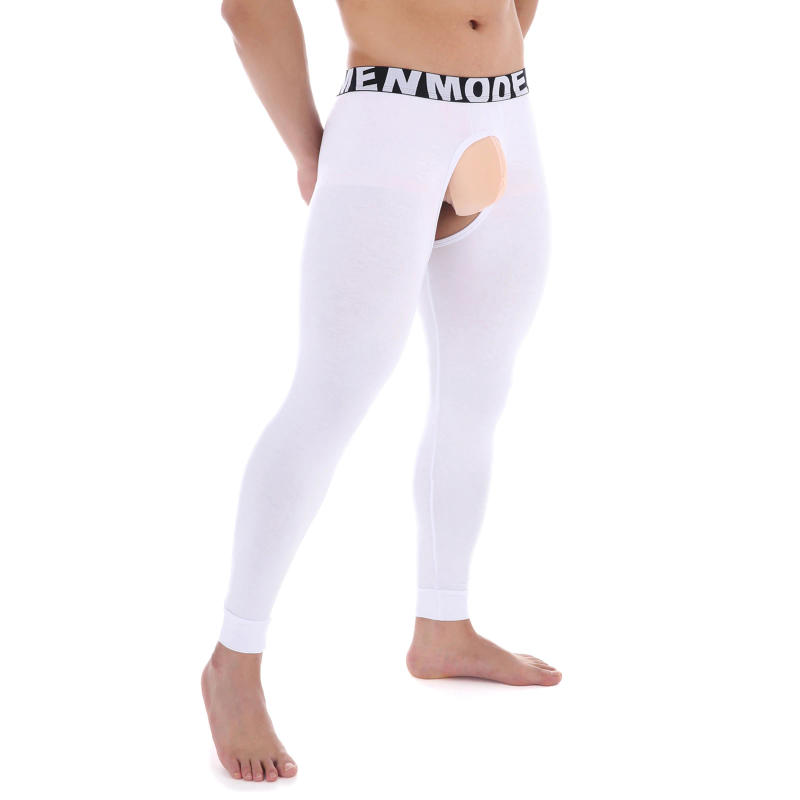 Description Picture 6 of itemCLEVER-MENMODE Warm Men Modal Thermal Underwear Sexy Leggings Open Penis Pouch Crotch Buttocks Long Johns Pants Thermo Botttoms