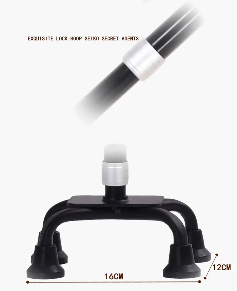 Description Picture 5 of itemNon-slip Walking Sticks For The Elderly Retractable Aluminum Alloy Multifunctional Cane With Led Light Old Men Crutch