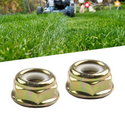 2pcs Left Hand Thread Blade Nut Universal For Lawn Mowers Grass Trimming Tools M10x1.25 Brushcutter Garden Power Tools Parts