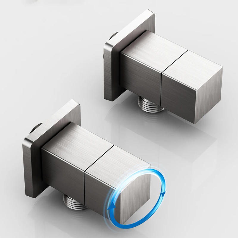 Description Picture 3 of itemBathroom Angle Valve Pure Copper Square Toilet Filling Angle Valve Water Heater 4 Water Valve Basin Water Heater Faucet