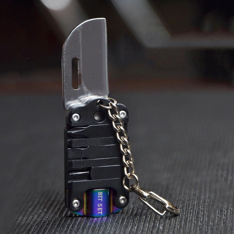 Description Picture 2 of itemMultifunctional Screwdriver Pocket Fold Mini Knife EDC Portable Keyring Keychain Outdoor Camping Utility Gadget To Open Box