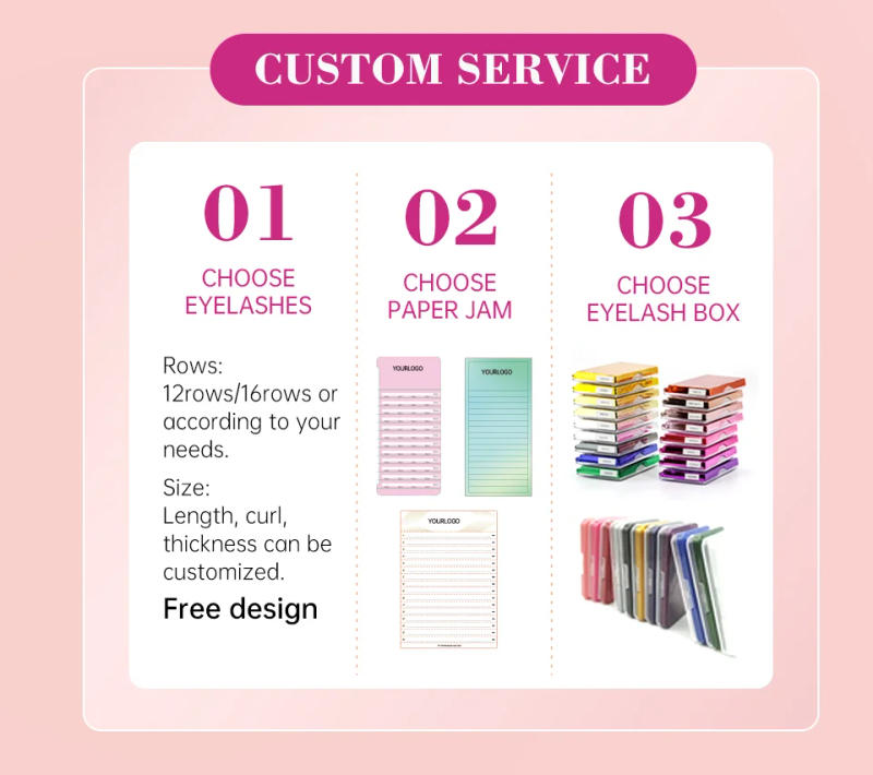 Description Picture 4 of itemAGUUD New Arrival Cashmere Eyelash Soft Matte Dark Black Handmade Premium Russian Volume Lash Extension for Pinching Fans