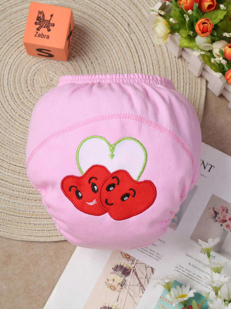 Description Picture 3 of itemInfant Cotton Training Underwear Potty Underpants Pee Pants Reusable Waterproof Absorbent Underwear Bloomer Nappies Diaper Cover