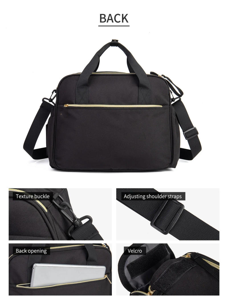 Description Picture 5 of itemLarge Capacity Travel Bag Multifunctional Maternity Mother Baby Stroller Bags New Style Waterproof Diaper Bag Black nappy bag