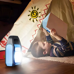 Solar Camping Light Solar USB Rechargeable IPX4 Waterproof LED Portable Light 3 Light Modes for Emergencies Power Failure Travel