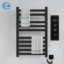 Bathroom Electric Heated Towel Rack. Electric Towel Rail.Temperature Control Timing Towel Radiator.Towel Warmer.Towel Heater