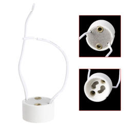 GU10 Socket LED Bulb Halogen Lamp Holder Base Ceramic Wire Connector G5AB