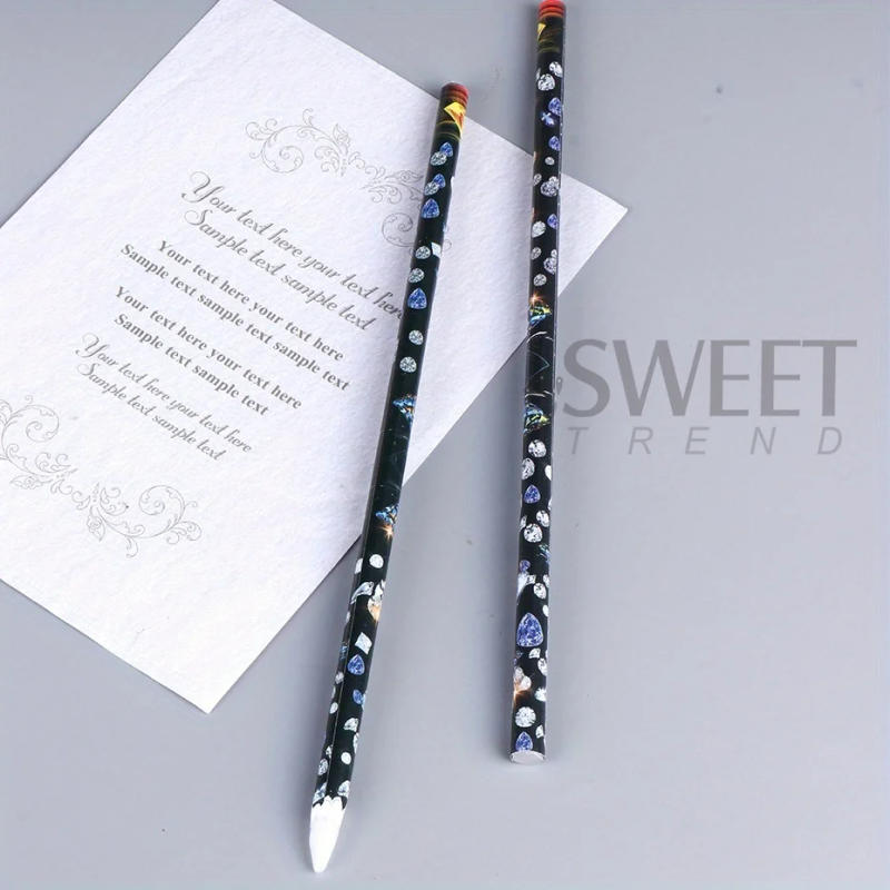 Description Picture 6 of item5pcs Rhinestone Picker Nail Art Pens Professional Wax Pencil Dotting Pen Gems Drill Crystal Diamond Tools Manicure Accessories