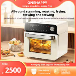 High-end smart air fryer, baking and frying dual-purpose, fully automatic and efficient touch-screen air steam oven for commerci
