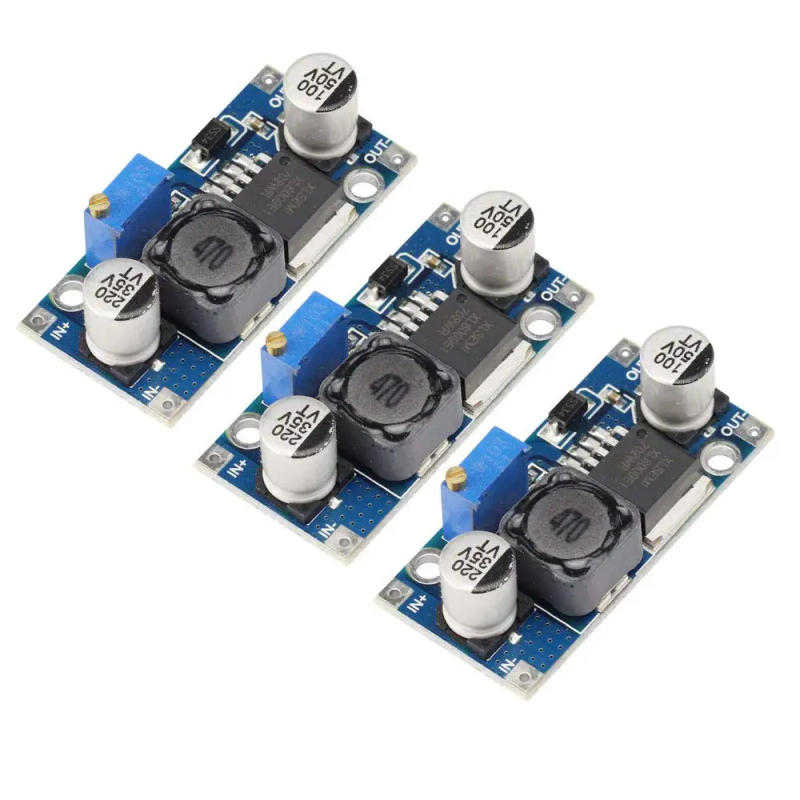 Description Picture 4 of item3Pcs XL6009 DC-DC Buck Boost Voltage Converter Power Module 4A 400KHz Adjustable Switch Module 3.8-30V to 1.25-35V Power Supply
