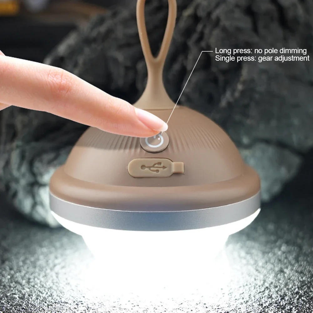 Description Picture 3 of item1PC Portable Pumpkin Camping Lights Outdoor Waterproof Portable 5V LED Flashlight For Outdoor Fishing Hiking Emergency