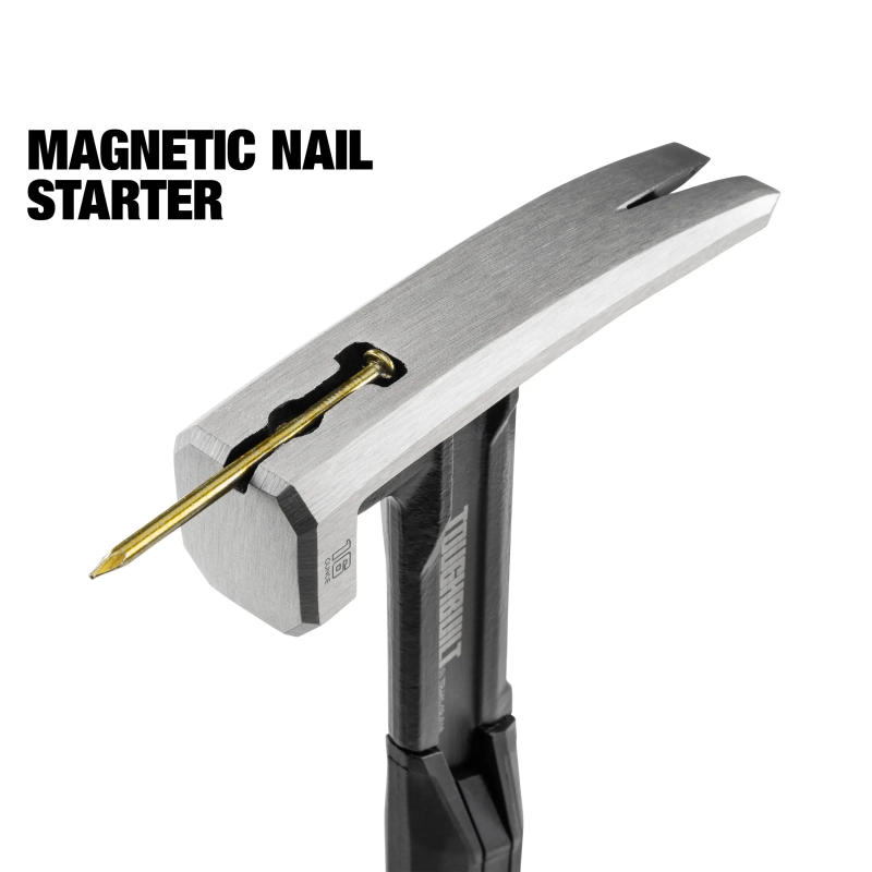 Description Picture 3 of itemTOUGHBUILT TB-H1-1R-S16/TB-H1-1R-S18 16 OZ. 18 OZ. Steel Rip Hammer Smooth Face Hand Tools