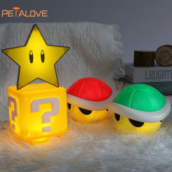 LED Question Block Night Light Game Toy Children Astronaut Atmosphe Bedroom Table Lamp USB Charging Kids Birthday Christmas Gift