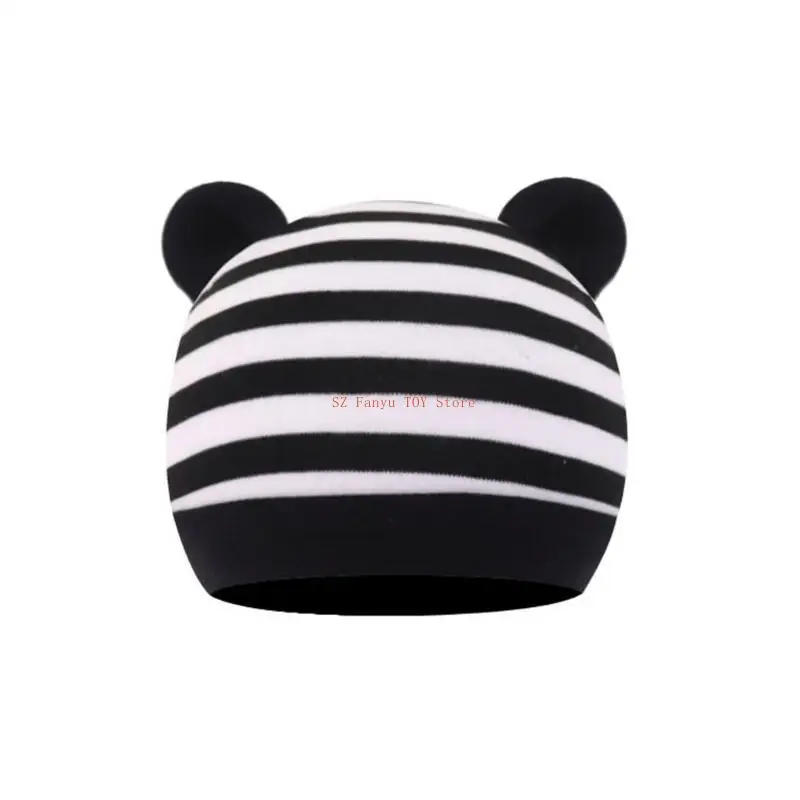 Description Picture 5 of item96GC Baby Hat with Ears Cotton Warm Newborn Accessories Baby Girls Boys Autumn Winter Hat for Kid Infant Beanie Caps