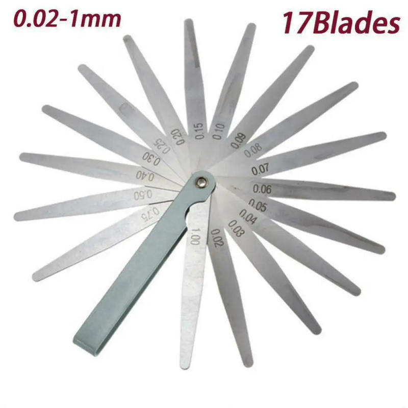 Description Picture 2 of itemBlades Metric Feeler Gauge High Precision 0.04-0.88 Thickness Gages Gap Filler Feeler Gauges Woodworking Measuring Tool
