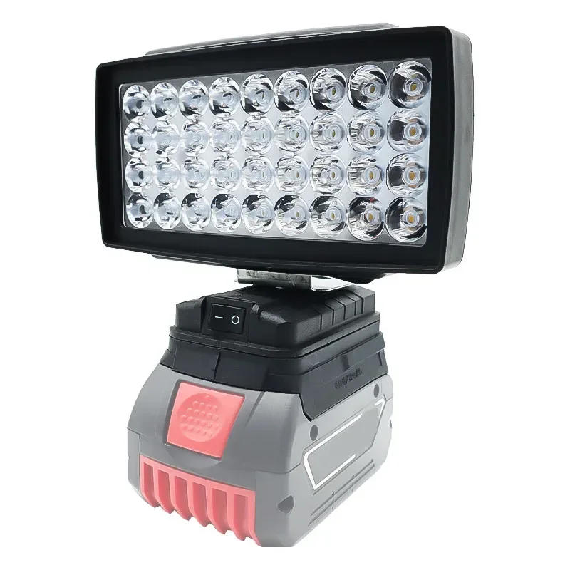 Description Picture 5 of item36 Beads Car LED Work Light Flashlight Electric Torch Spotlight USB Power Bank Lamp For Bosch 18V BAT609 BAT618  Li-ion Battery
