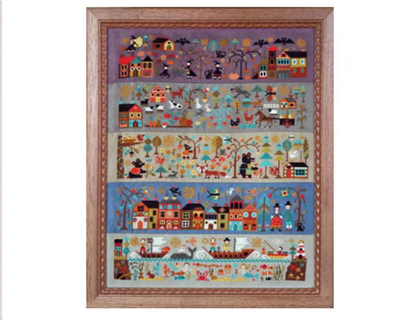Description Picture 2 of itemBarbara Home Fun Cross Stitch Kits Package Greeting Needlework Counted New Style Joy Sunday Kits Embroidery Cross-stitch Hobby