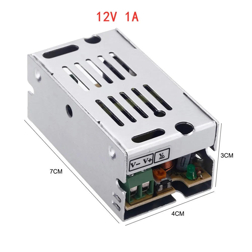 Description Picture 3 of item12V 1A 2A 3A Switching Power Supply Source Transformers AC 220V To DC 12V LED SMPS Power Supply 12 V Volt For LED Strip CCTV
