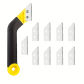 1blade yellow 10 pcs