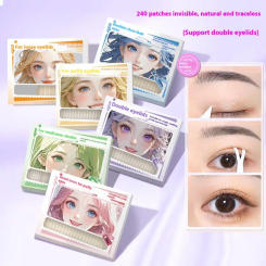 180/216/240Pcs Invisible Eyelid Sticker Lace Eye Lift Strips Double Eyelid Tape Adhesive Stickers Eye Tape Tools Lash Tape