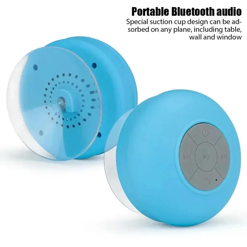 Description Picture 6 of itemPortable Wireless Bluetooth Speaker Audio Waterproof Easy-Access Control Buttons Music Player for Office Car Home Shower Speaker
