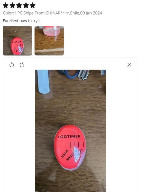 Description Picture 6 of item1pcs Egg Boiled Gadgets for Decor Utensils Kitchen timer Things All Accessories Timer Candy Bar Cooking Yummy Alarm decoracion