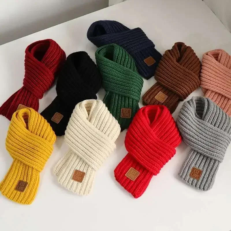 Description Picture 2 of itemKids Scarf Boys Girls Baby Winter Warm Scarf Women Knit Shawl Scarf Children Neck Collar Keep Warm Accessories Cheap Parent